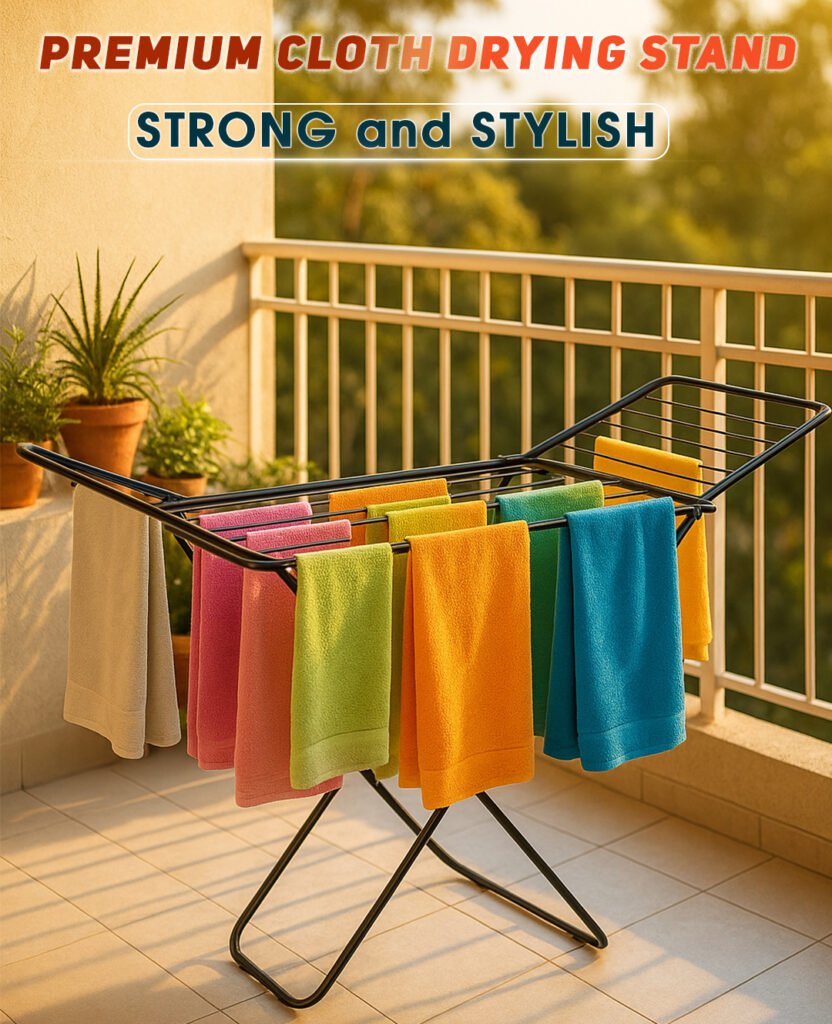Rust proof clothes drying stand stainless steel